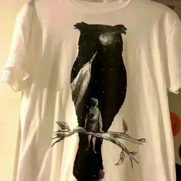 Into the AM Festival outfit Men’s Medium white trippy - Picture 1 of 2